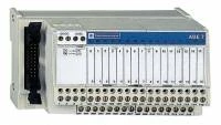 TELEFAST БАЗА 16 ВХ/ВЫХ, ИНДИКАЦИЯ СОСТОЯНИЯ КАНАЛА, ВЫБОР ПОЛЯРНОСТИ 0 ИЛИ 24В ABE7H16R21