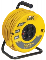 Катушка УК50 с т/з 4 места 2Р+PЕ/50м 3х1,5 мм2 "Industrial"