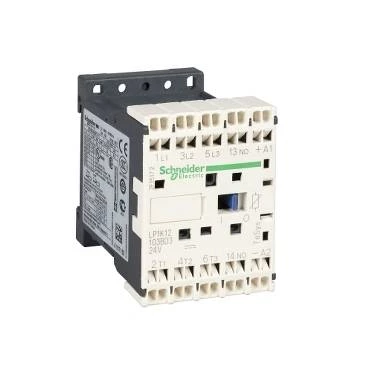 Контактор K 3p 6А НЗ 24В DC 1.8Вт расширенный диапазон ограничение перенапряжений пружинные зажимы