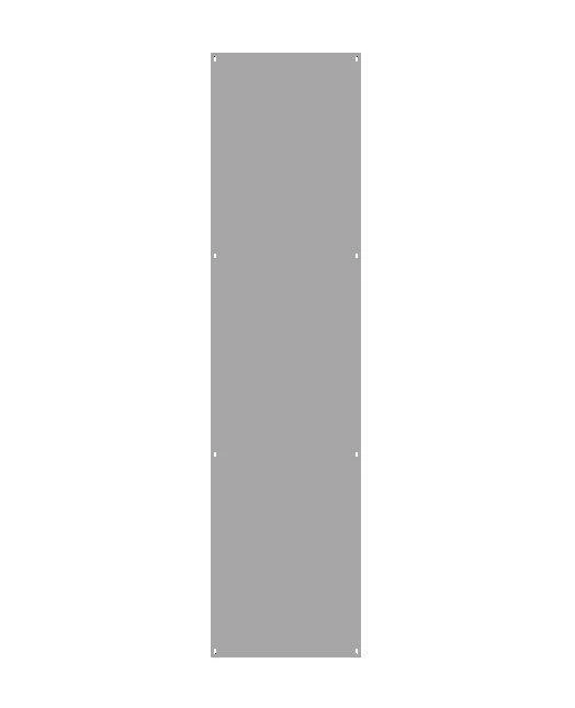 Панель монт.(1600х360х2,5)к ВРУ Unit(1800х450хГ)EKF PROxima