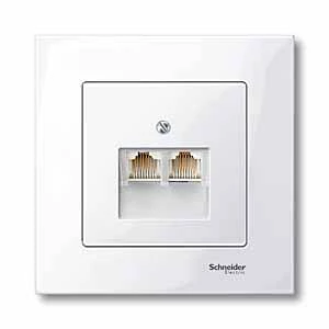 ЦЕНТР.ПЛАТА Д/МЕХ-МОВ RJ45 Х2, БЕЛЫЙ