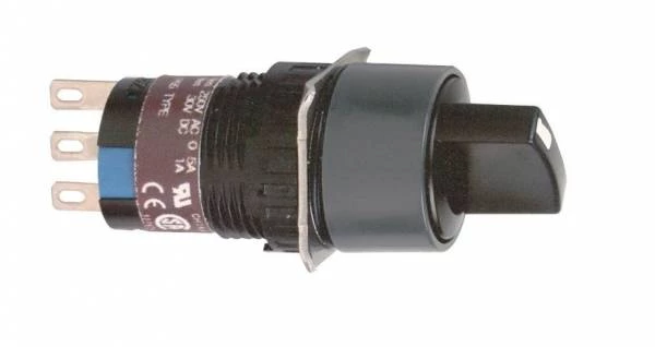 ПЕРЕКЛЮЧ., ОТВ. 16 ММ, КРУГЛ., 2 ПОЗ. XB6EAD222P