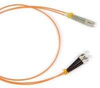 Патч-корд оптический LANMASTER, LSZH, дуплексный, ST/PC-LC/PC, MM 50/125, 5.0 м