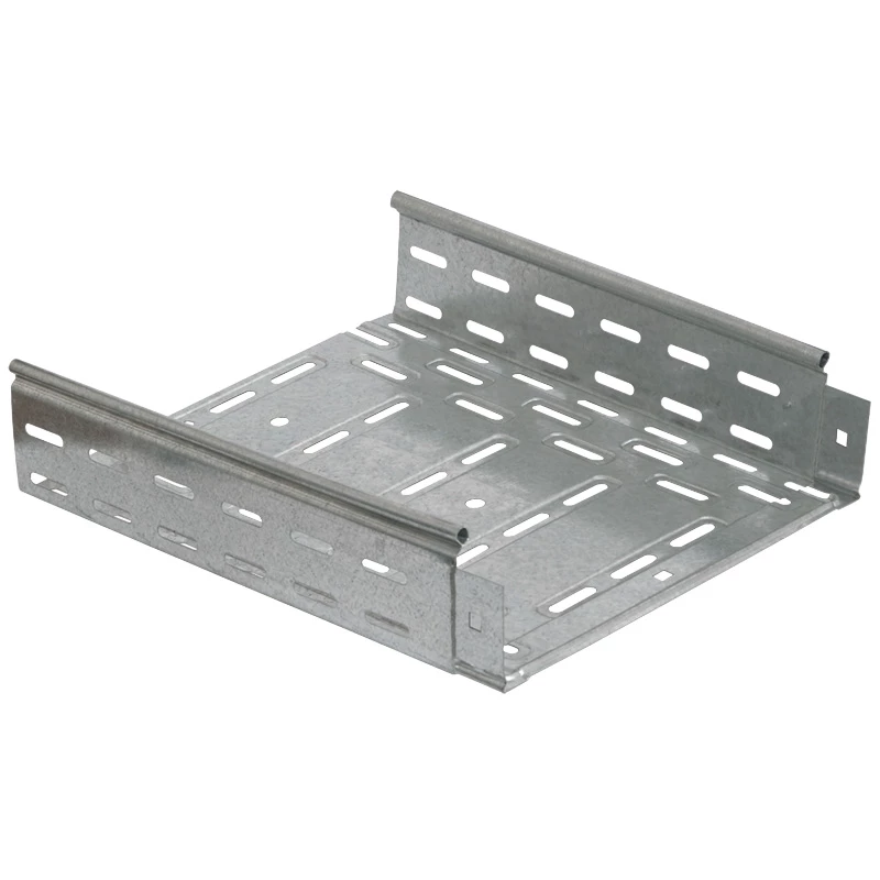 Лоток крашенный перфорированный 50х50х3000 RAL 9016 (глянец) ИЭК