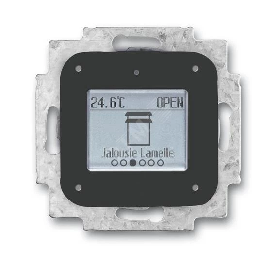 6108/60-500 6-и функциональный сенсор KNX с дисплеем + 5 входов