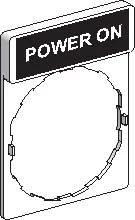 ЭТИКЕТКА. POWER ON
