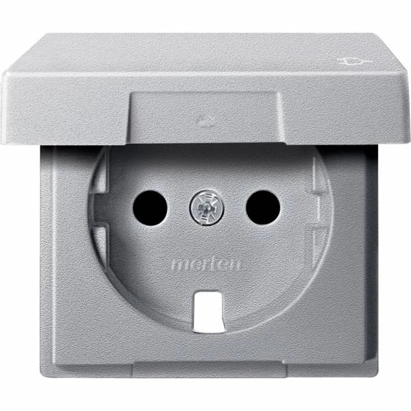ЦЕНТР.ПЛАТА С КР.Д/МЕХ.РОЗ.SCHUKO АЛЮМ MTN2340-0460