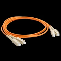 Патч-корд оптический LANMASTER, LSZH, дуплексный, SC/PC-SC/PC, MM 50/125, 10 м