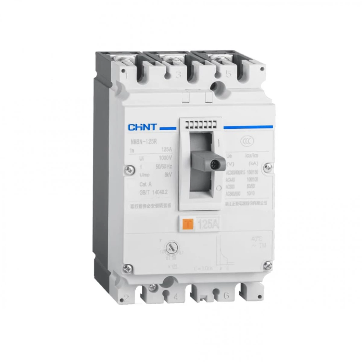 Авт. выкл. NM8N-800H EN 3P 800А 100кА с электронным расцепителем (R)(CHINT)