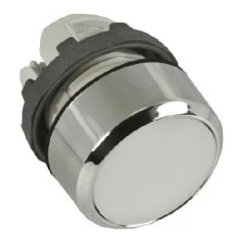Кнопка MP1-20W белая (только корпус) без подсветки без фиксации