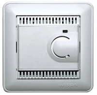W59 ТЕРМОСТАТ электрон.теплого пола с датчиком,от+5до+50°C,10A, в сборе, БЕЛЫЙ