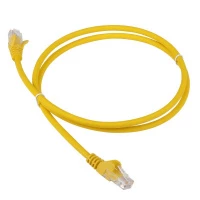 Патч-корд LANMASTER LSZH UTP кат.5e, 5.0 м, желтый