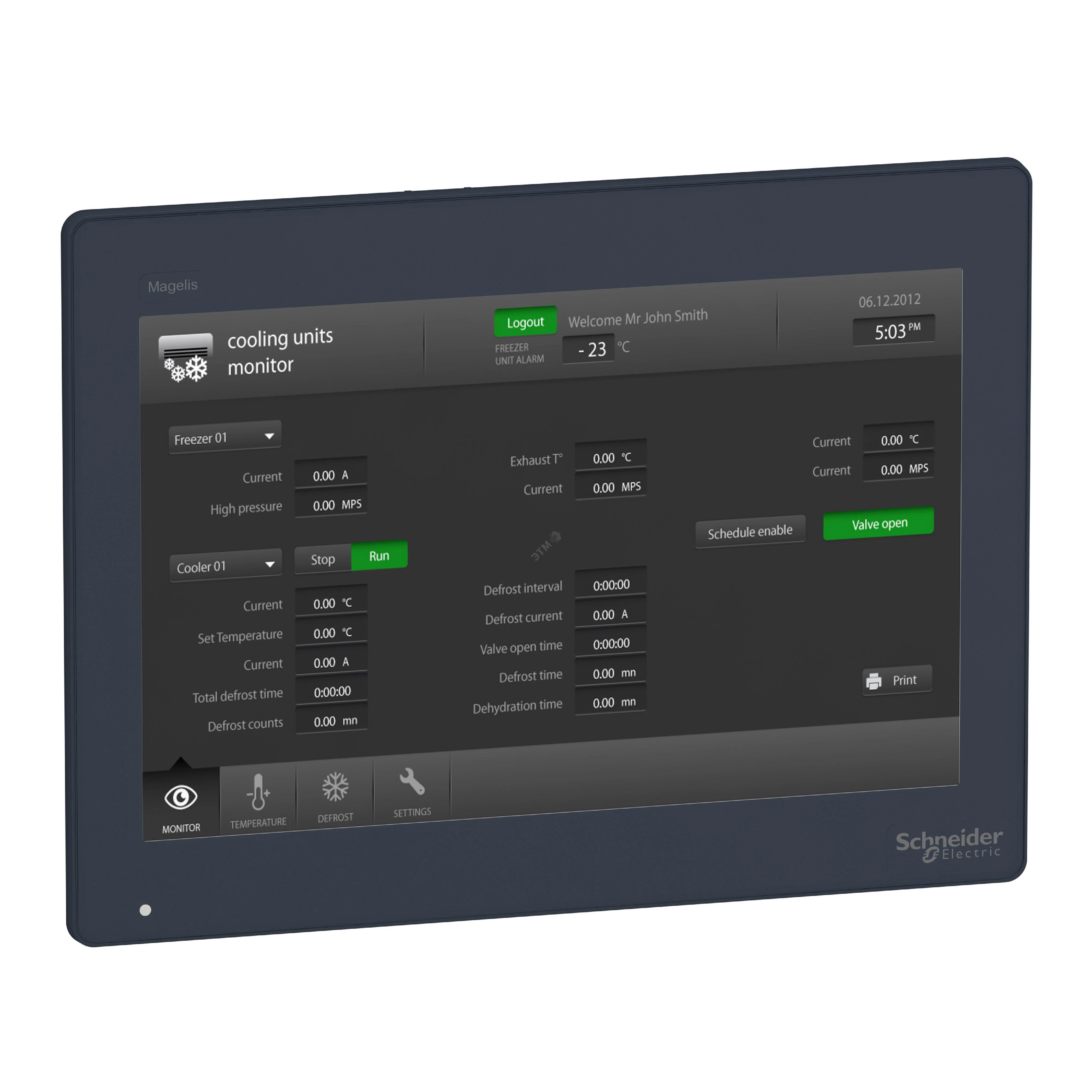 Интеллект сенсор дисплей XGA 15 для GTU