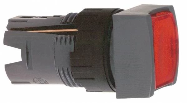 КНОПКА КВАДР. С ПОДСВ. КРАСНАЯ ZB6CF4