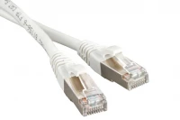 Патч-корд LANMASTER FTP кат.5Е, с заливными колпачками, 5.0 м, белый