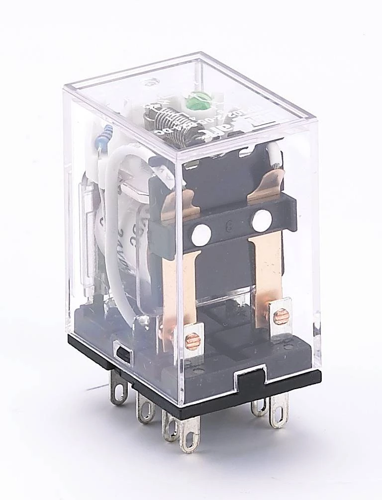 Промежуточное реле 2 контакта с индикацией LED 5А 12В DC ПР-1