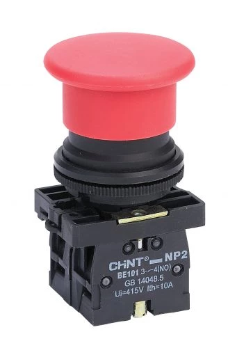 Переключатель NP2-BJ41, 2 положения с возвратом, 1НО IP40 (CHINT)