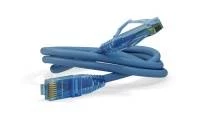 Патч-корд U/UTP, Cat.6, LSZH, 15 м, синий Hyperline