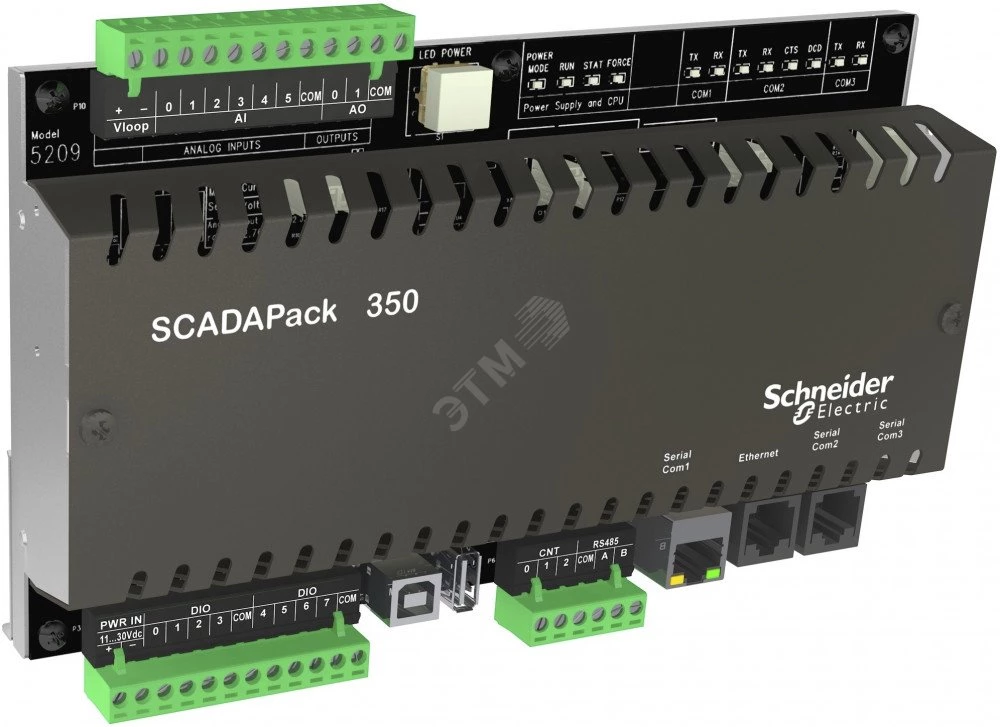 SCADAPack 350 RTU,4 поток,IEC61131