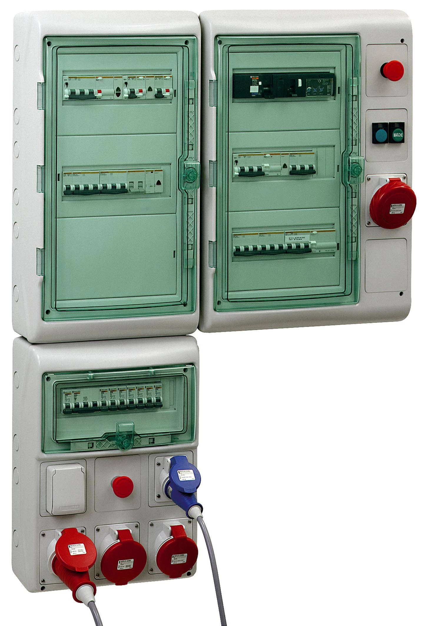 Щиток KAEDRA IP65 36МОД+4ОТВ с интерфейсом с клеммами