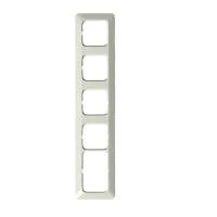 Рамка 5-постовая, 1 пост 2Schuko + 4 поста Schuko, серия Jussi, белый ABB