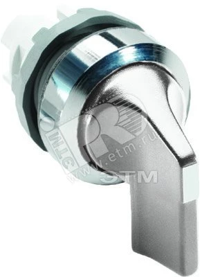 Переключатель M2SS4-20U (длинная ручка) серый 2-х позиционный без подсветки (только корпус) 45 град, с фиксацией
