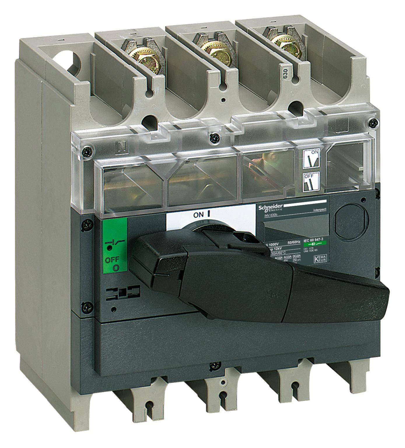 Выключатель-разъединитель INV100 3 положения полюса Schneider Electric