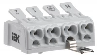 Клемма пружинная соединительная КСПнз4-2L+N+PE IEK