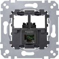 Компьютерная розетка Merten RJ45 CAT6 UTP 