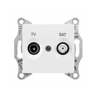 TV/SAT розет. проходная, бел. SDN3401221