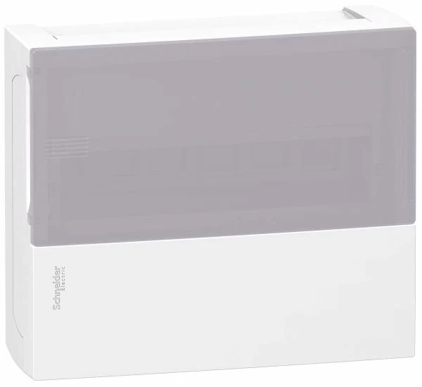 MINI PRAGMA Щит навесной с прозрачной дверью 1РЯД/12МОД,IP40,IK07,63А,2 клеммы,Италия