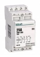 Модульный контактор 2НО+2НЗ 32А 230В МК-103 DEKraft