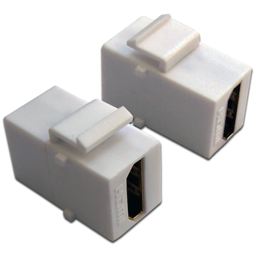 Модуль Keystone, HDMI, мама-мама, 180 градусов, белый