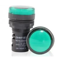 Индикатор ND16-22D/2 зеленый AC/DC230В (CHINT)