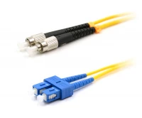 Патч-корд оптический LANMASTER, LSZH, дуплексный, SC/UPC-FC/UPC, SM, 2.0 м