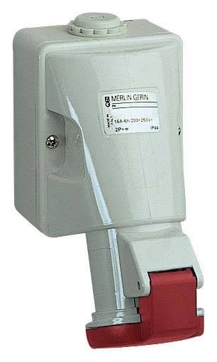 Розетка накладная настенная ВИНТ 16А 3P+E IP44 380В