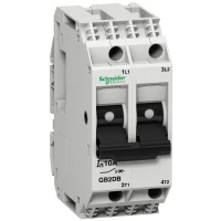 Автоматический выключатель с комбинированным расцепителем 2 полюса 12A Schneider Electric GB2DB22