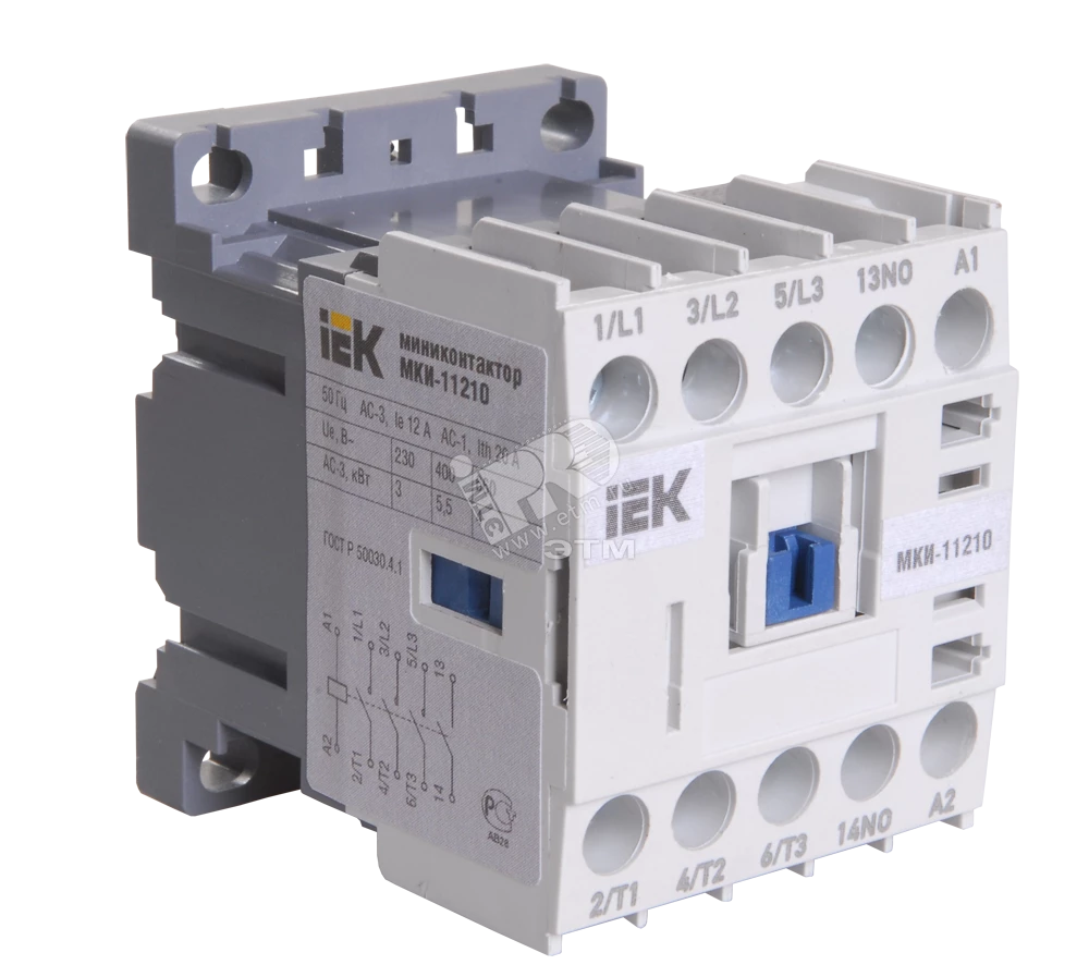 Миниконтактор МКИ-11211 12А 230В/АС3 1Н3 ИЭК