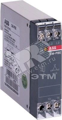 Реле контроля чередования фаз CM-PFE (напряжение питания/контроля 3x208-440В) 1ПК