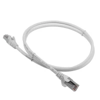 Патч-корд LANMASTER LSZH FTP кат.5e, 5.0 м, серый