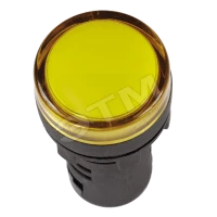 Лампа AD16DS(LED)матрица d16мм желтый 230В AC ИЭК