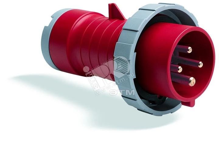 Вилка кабельная 416P9W, 16А, 3P+N+E, IP67, 9ч