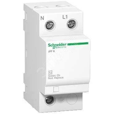Ограничитель перенапряжений УЗИП T2 iPF K 40 40kA 340В 1П+N Schneider Electric A9L15687