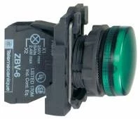 СИГН. ЛАМПА 22ММ ДО 250В ЗЕЛЕНАЯ XB5AV63