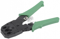 ITK Инструмент обжим. для RJ45 RJ12 RJ11 ручка ПВХ зеленый