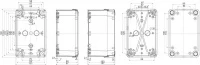 ПЛАСТ.КОРОБКА 192X121X87 PK-UL IP66