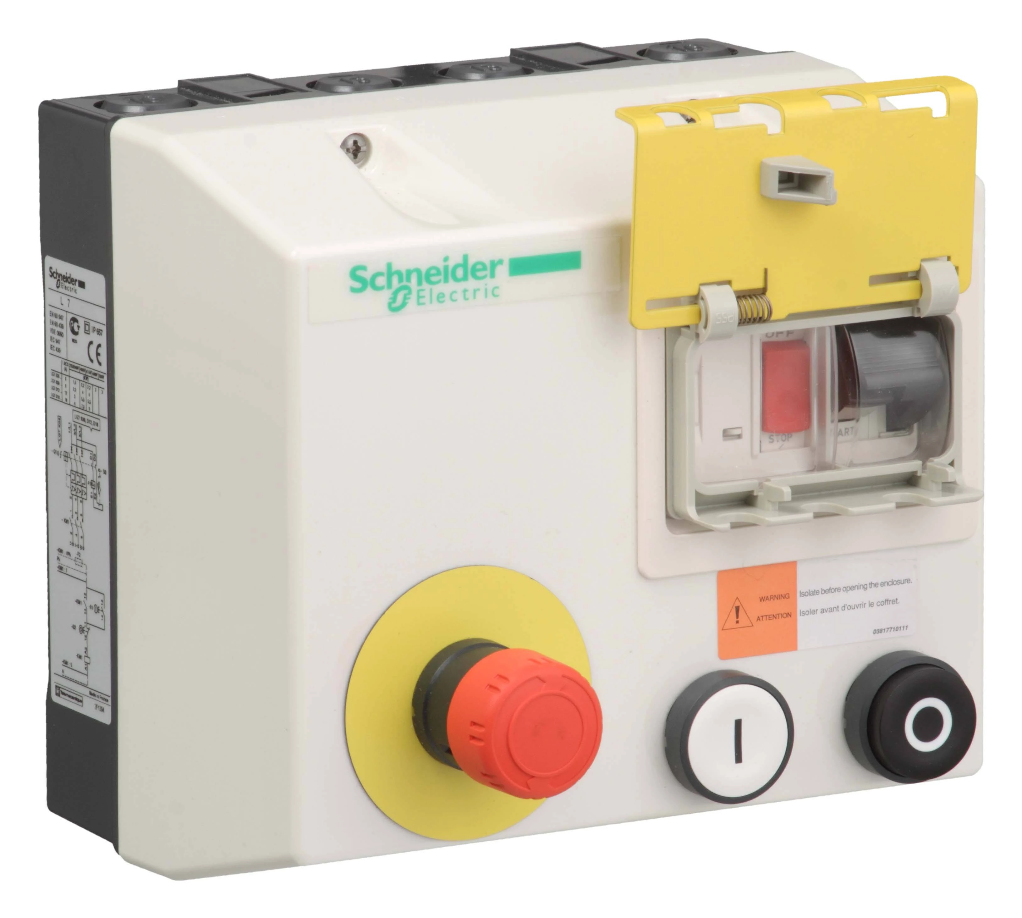 ПУСКАТЕЛЬ В КОРПУСЕ 6…10A 220/230V 50/60HZ С КНОПКОЙ