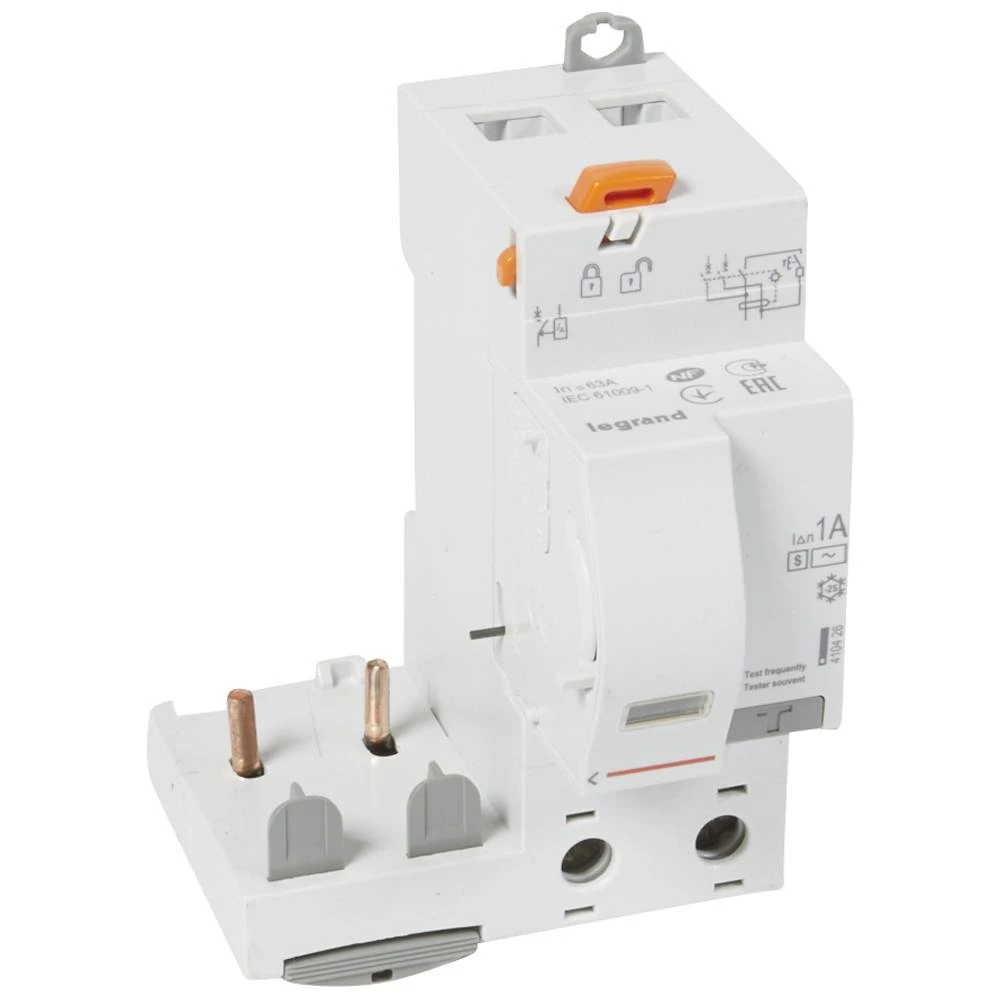 Дифференциальный блок DX3 63A 2П 1000mA-AC-S