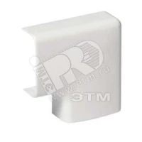 УГОЛ ПЛОСКИЙ 18X20 OL MINI ПЛАСТИК БЕЛЫЙ