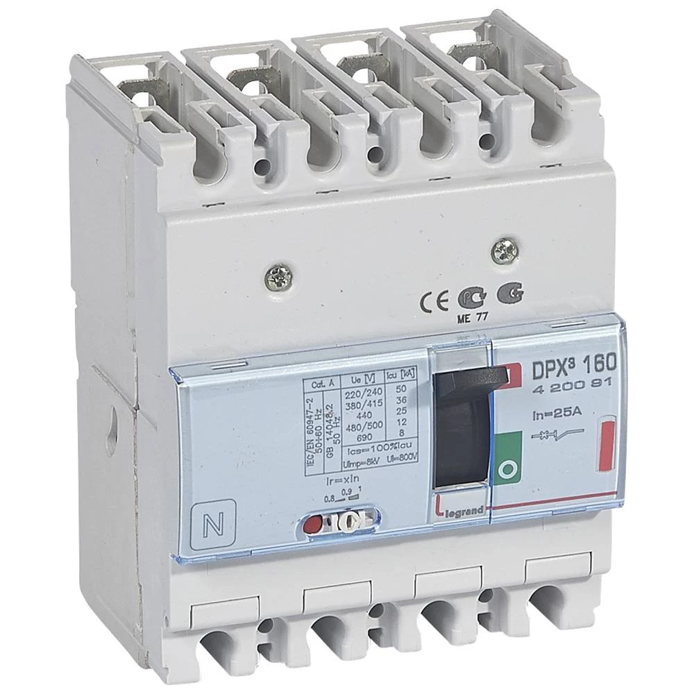 АВТ.ВЫКЛ.DPX³ 160 4P 25А 36kA